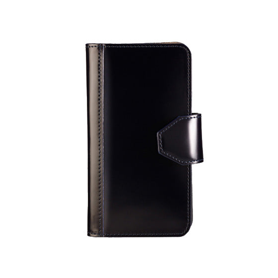114-60 コードバン つや有り スマートフォンケース (ネイビー)
