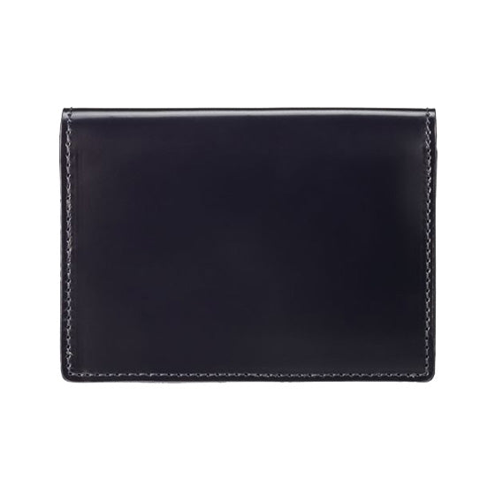 135-60 コードバン つや有り 名刺入れ (ネイビー)