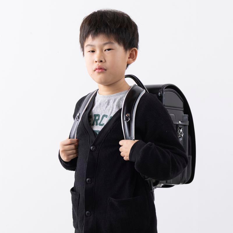 771 軽量牛革ハイブリッド クラリーノ®F 学習院型 黒
