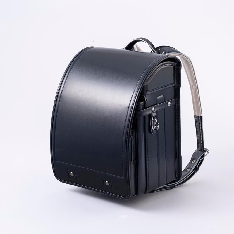 775 軽量牛革ハイブリッド クラリーノ®F 学習院型 紺