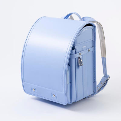 793 軽量牛革ハイブリッド クラリーノ®F 学習院型 スカイブルー