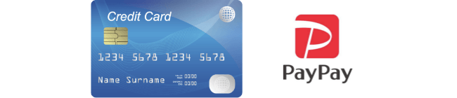 クレジットカード／PayPay