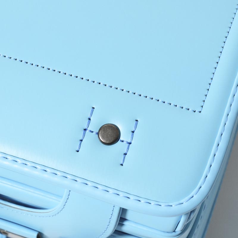 113 コードバン キューブ型 ライトブルー