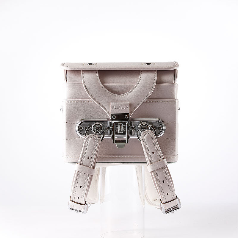 364 シボ牛革 キューブ型 クリーム