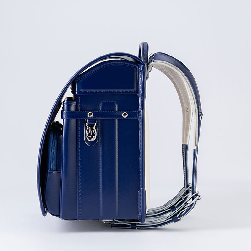 776 軽量牛革ハイブリッド クラリーノ®F 学習院型 ロイヤルブルー