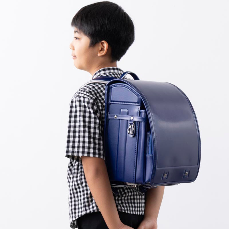 776 軽量牛革ハイブリッド クラリーノ®F 学習院型 ロイヤルブルー