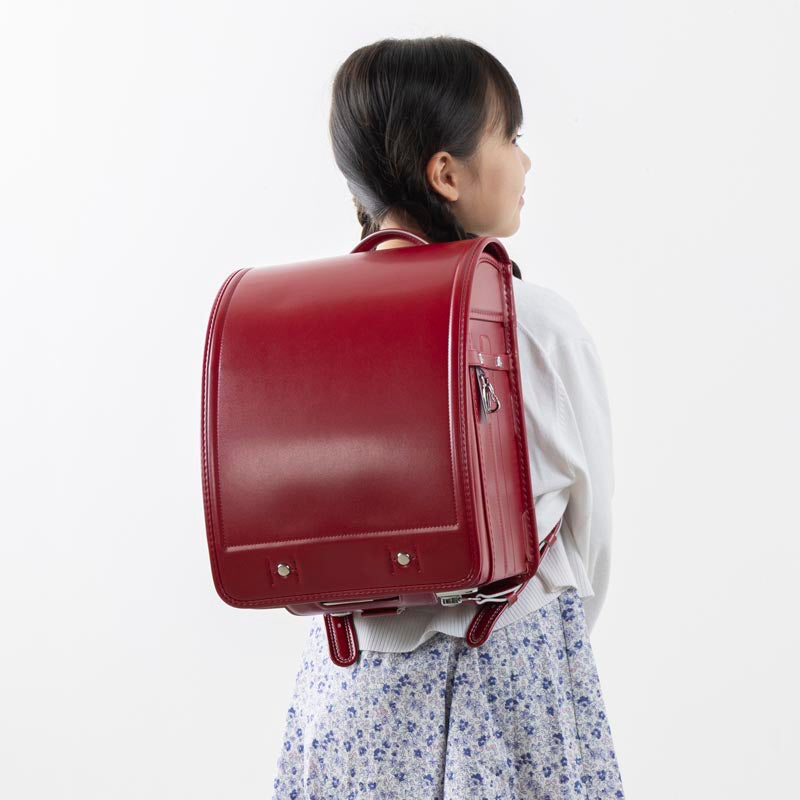781 軽量牛革ハイブリッド クラリーノ®F 学習院型 赤