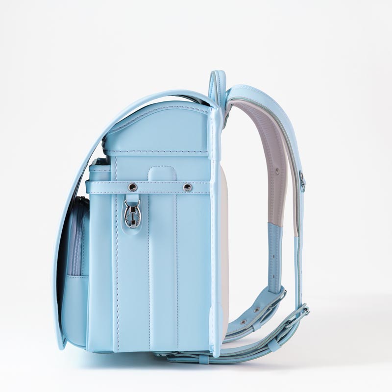 785 軽量牛革ハイブリッド クラリーノ®F 学習院型 アクア