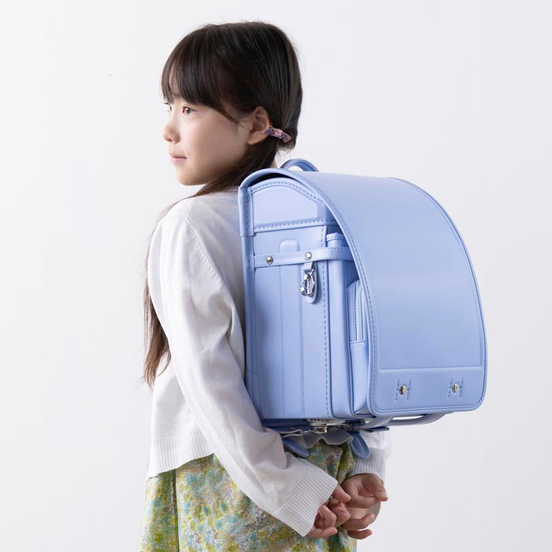 793 軽量牛革ハイブリッド クラリーノ®F 学習院型 スカイブルー